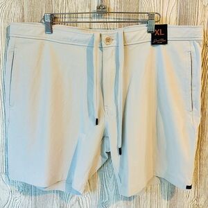 NEW! GOOD MAN Mens Sky Captain Flex Pro Jersey Shorts Size XL Grey NWT Luxury